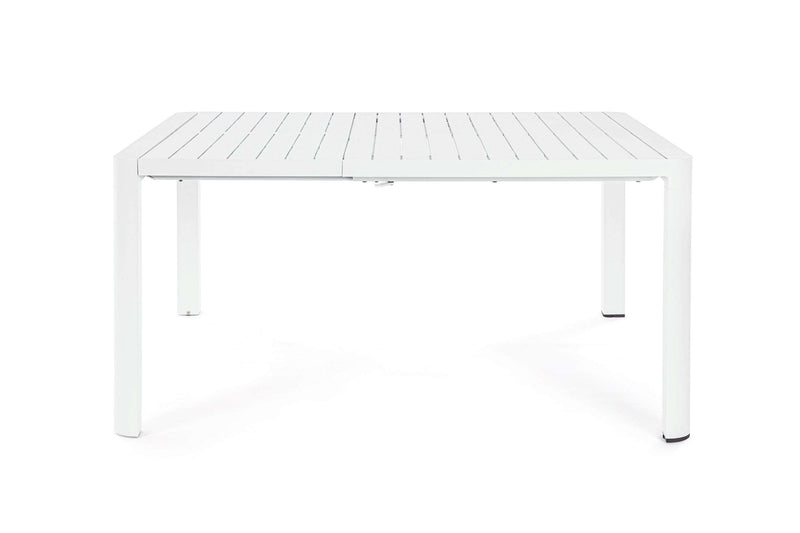 Bizzotto Tisch Quadratisch Ausziehbar Kiplin 149 x 97 / 149 Cm Weiß