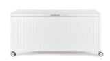 bizzotto bizzotto baule ocean con ruote h 70 cm l 72 cm l 1648 cm bianco ean 8051836691957