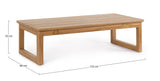 bizzotto bizzotto tavolino evora 122 x 60 cm teak ean 8051836692084
