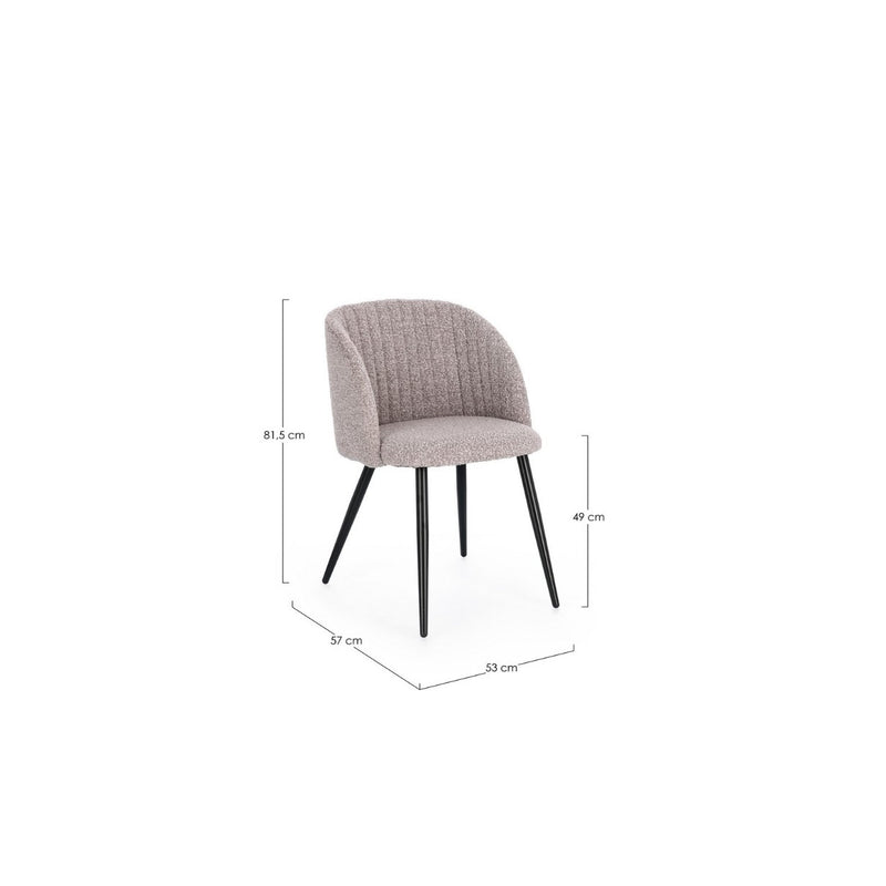 Bizzotto Stuhl Queen Mink