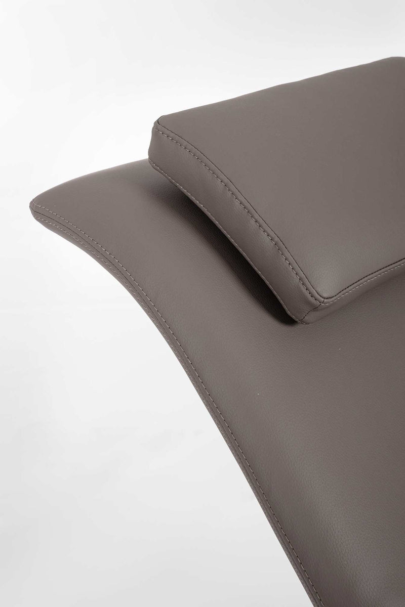 Bizzotto Chaise Longue Vermont Pu Paloma Grigio