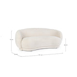 Bizzotto Sofa 2-Sitzer Tecla Natur