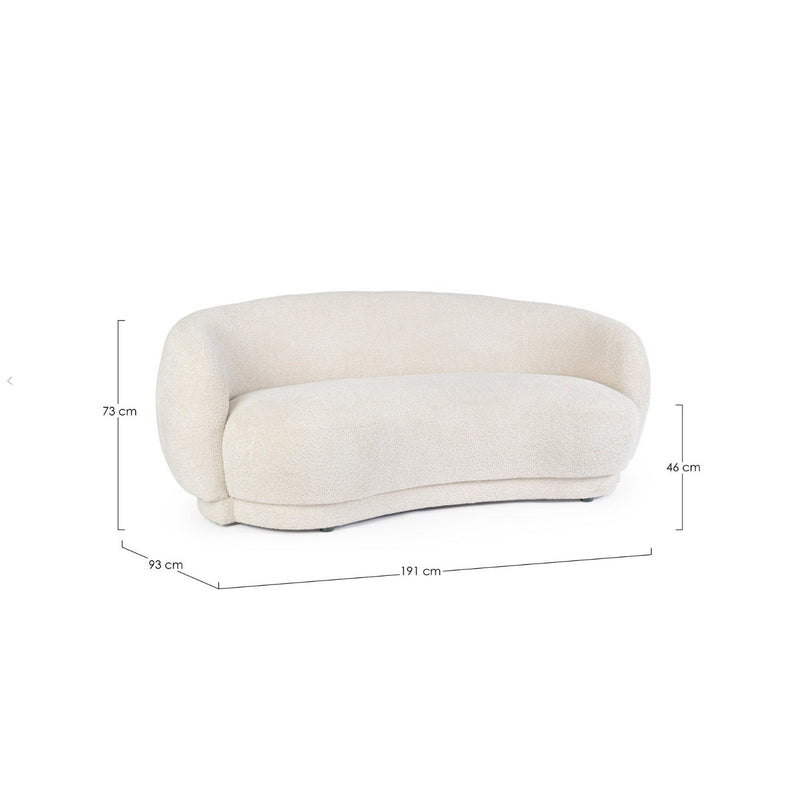 Bizzotto Sofa 2-Sitzer Tecla Natur