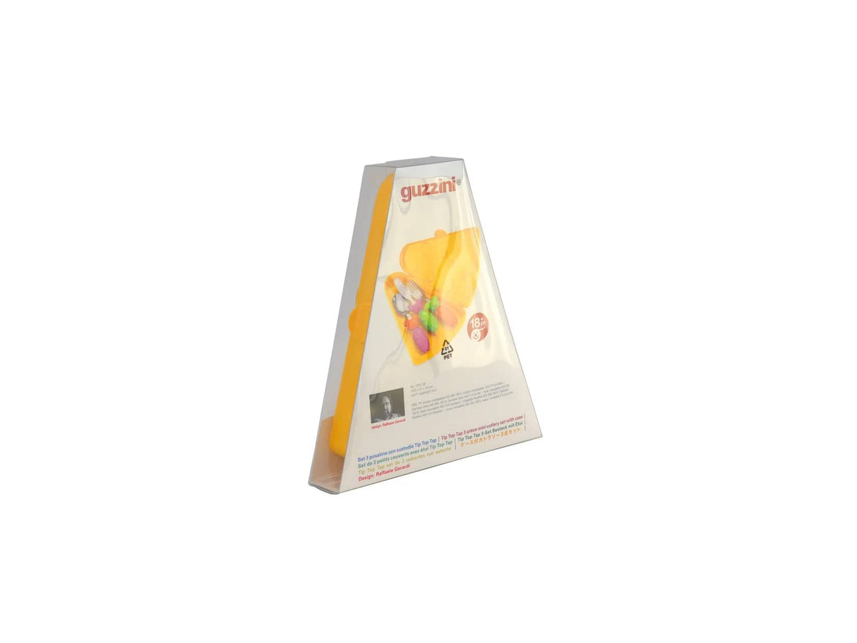 guzzini guzzini set 3 posatine con custodia tip top multicolor ean 07510052