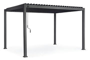 Bizzotto Ocean Bioklimatische Pergola Anthrazit Aluminium 3×4 m