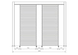 bizzotto bizzotto pergola ocean 36 x 6 mt seta ean 8051836687615