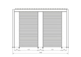 bizzotto bizzotto pergola ocean 36 x 6 mt seta ean 8051836687615