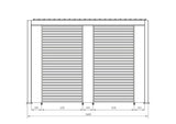 bizzotto bizzotto pergola ocean 36 x 72 mt seta ean 8051836687622
