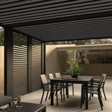 bizzotto bizzotto frangisole laterale per pergola ocean h 238 cm l 123 cm seta ean 8051836687646