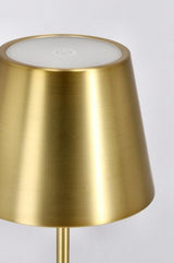 Bizzotto Tischleuchte Etna LED H 38 Cm Gold