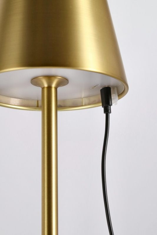 Bizzotto Tischleuchte Etna LED H 38 Cm Gold