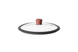 guzzini guzzini coperchio in vetro curvo d 24 cm cookcolor rosso mattone ean 8008392408864