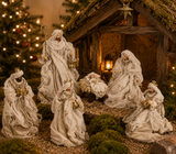 Bizzotto Natività Devotion Bianca 6 Figure – Presepe di Natale