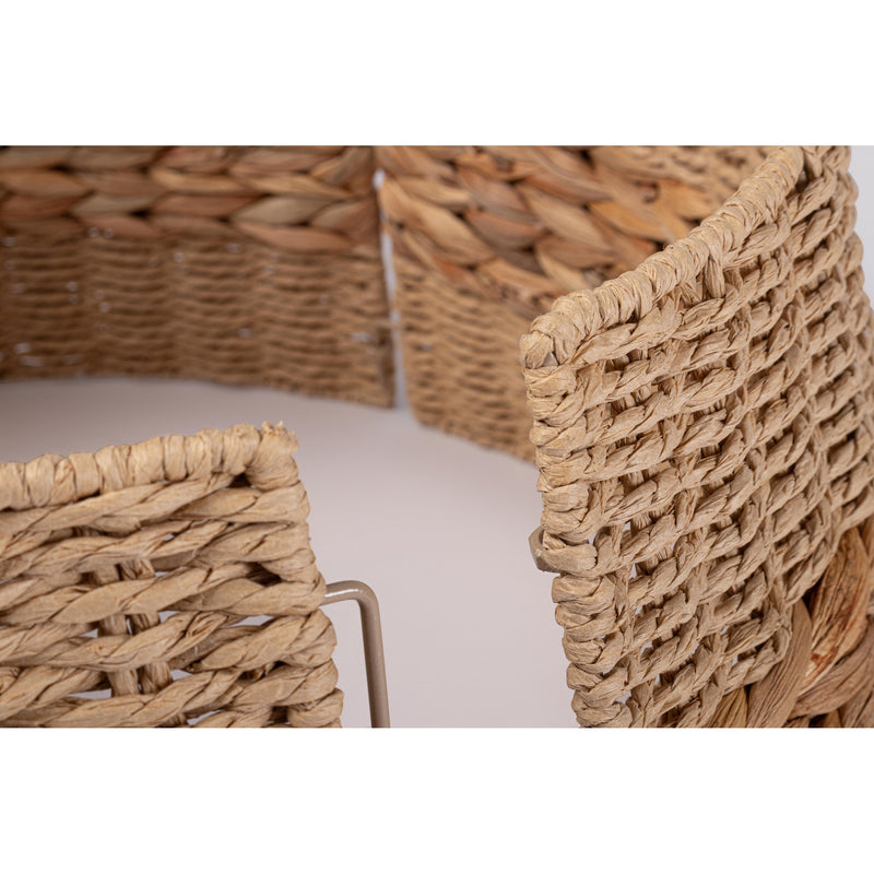 Bizzotto Copribase Albero di Natale Gleynor Beige Naturale D 78 cm Decorazione Natalizia