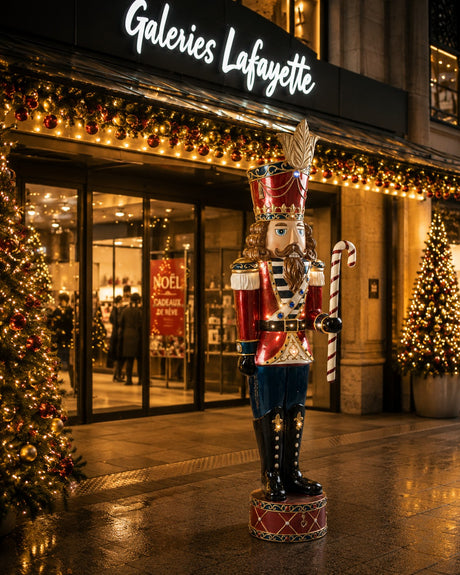 Bizzotto Soldatino Jay ST Rosso con Luci LED H 191 cm Decorazione Natalizia Luminosa