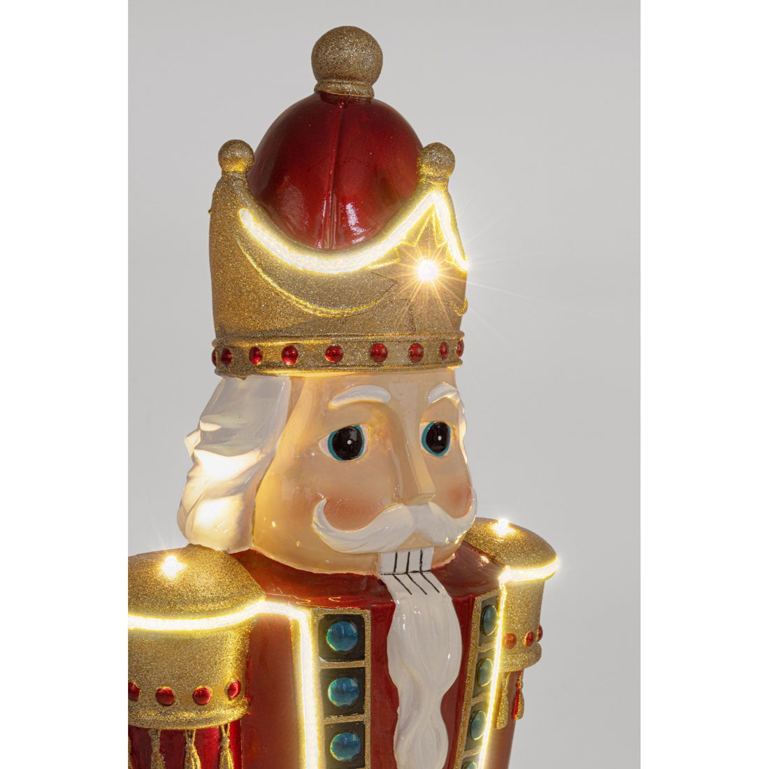 Bizzotto Decorazione Soldatino Kinler con Luci LED H 92,7 cm Addobbo Natalizio