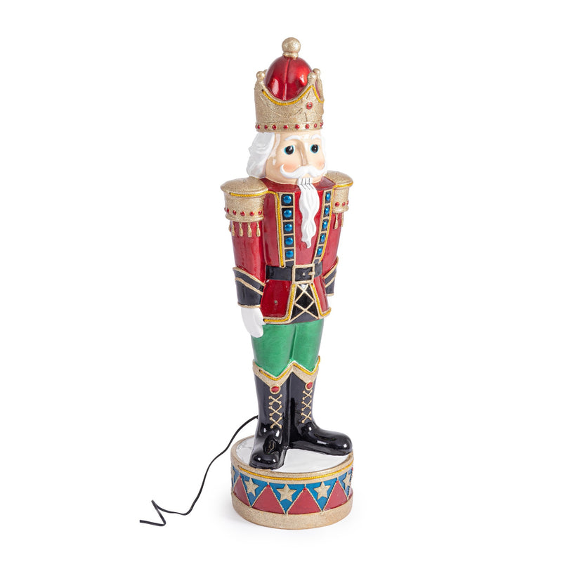 Bizzotto Decorazione Soldatino Kinler con Luci LED H 92,7 cm Addobbo Natalizio