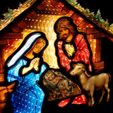 Bizzotto Natività Luminosa H 39 cm con 315 LED IP20 Decorazione Natalizia