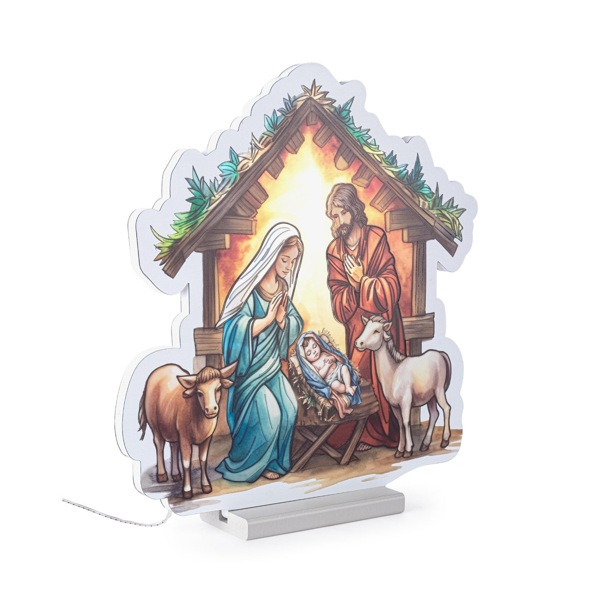 Bizzotto Natività Luminosa H 39 cm con 315 LED IP20 Decorazione Natalizia