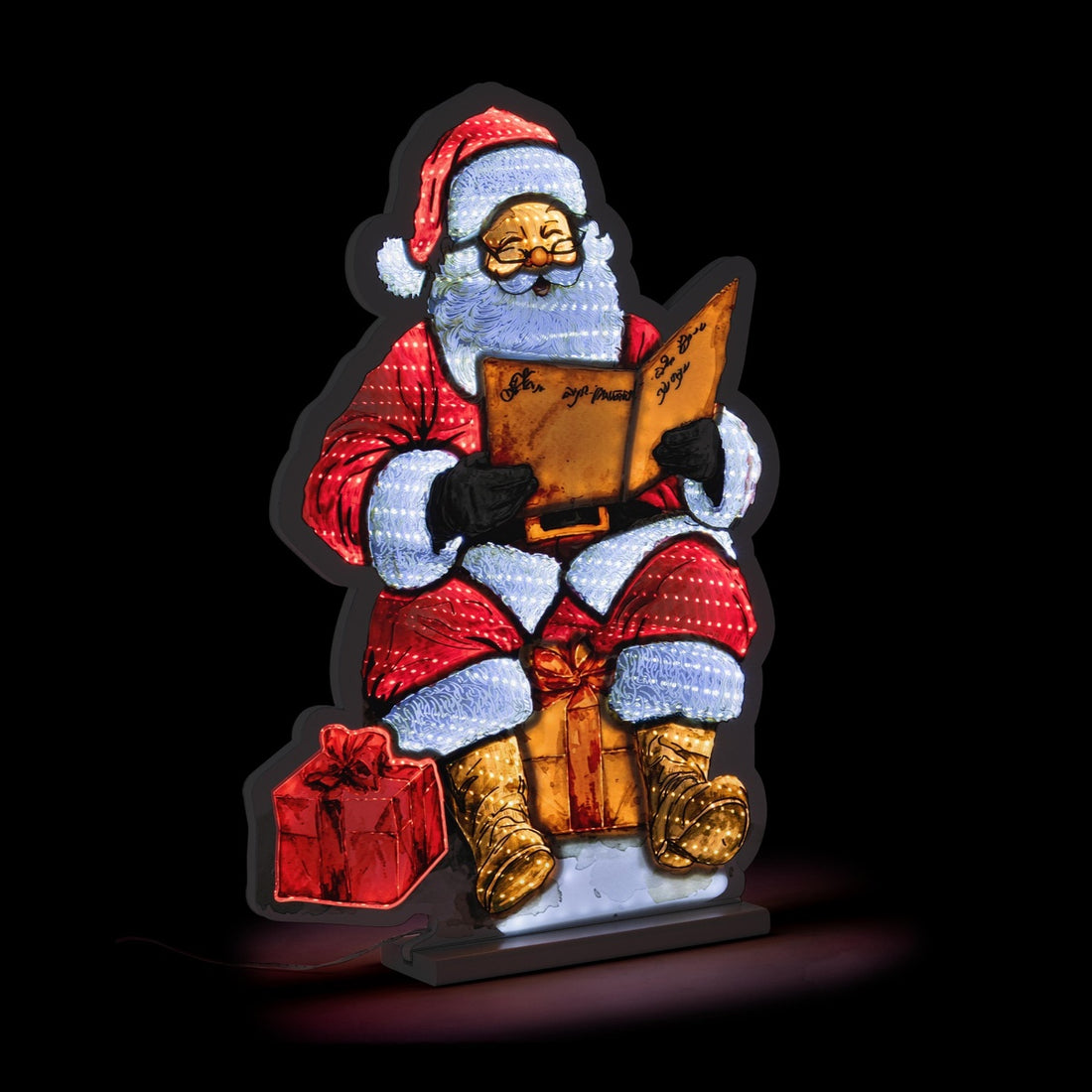 Bizzotto Luminous Santa Claus H 60 cm with 440 LED IP20 Christmas Decoration