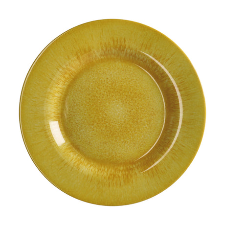regalo italiano regalo italiano piatto piano melamina d 28 cm h 3 cm giallo ean 8057586001688