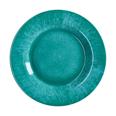 regalo italiano regalo italiano piatto frutta melamina d 22 cm h 2 cm verde acqua ean 8057586001695