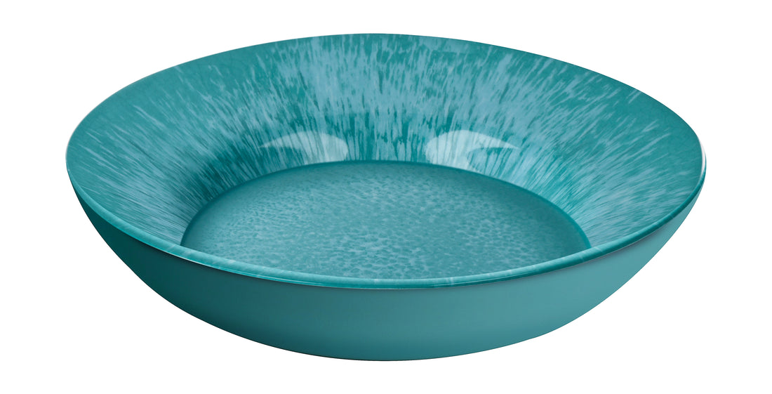 regalo italiano regalo italiano piatto fondo melamina d 22 cm h 5 cm verde acqua ean 8057586001701