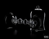 EDG Enzo De Gasperi Kerzenleuchter Klassisch Eos H 30 Cm D 12 Cm Natürlich Transparent