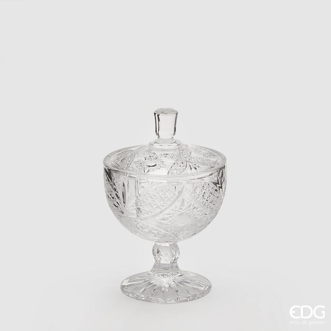EDG Enzo De Gasperi Behälter Schleife H15 D10 Natur Transparent