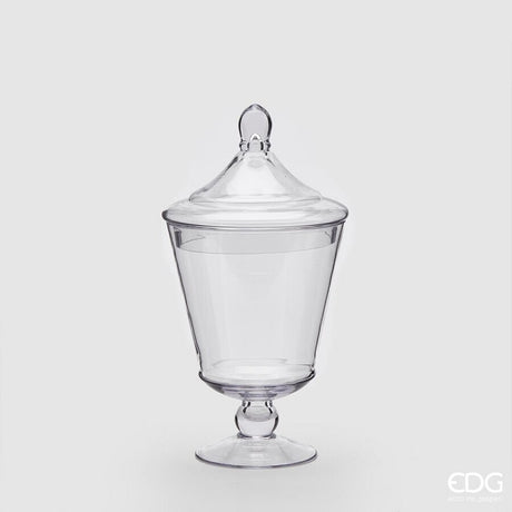 edg enzo de gasperi edg enzo de gasperi contenitore coppa svasato per confettata h 40 cm d 21 cm natural trasparente ean 8054184944751