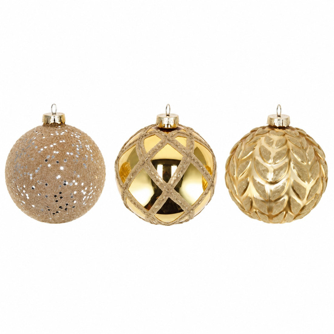 Ad Trend Weihnachtskugel aus Glas Gold Ø12 cm Sortiert 1 Stk. – Weihnachtsschmuck