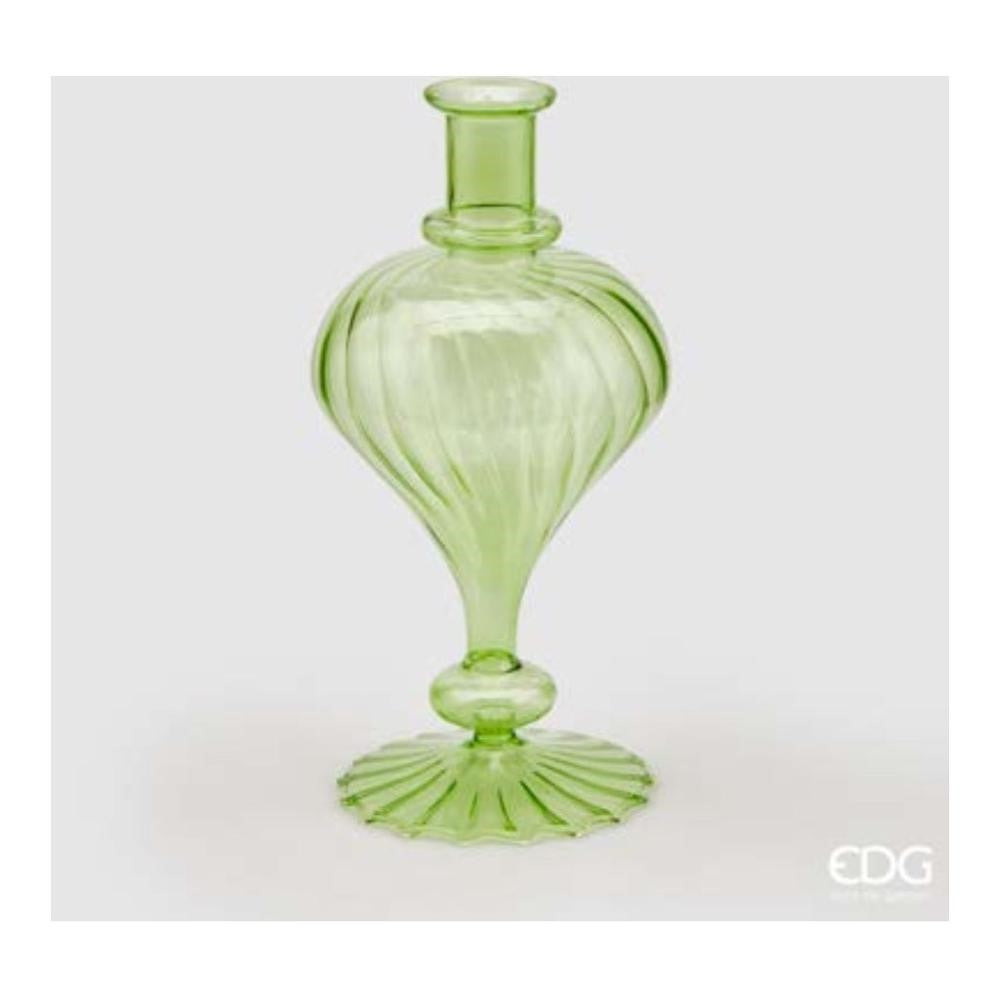 EDG Enzo De Gasperi Vaso Monofiore Goccia H30 D15 Light Green