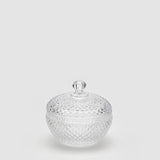 EDG Enzo De Gasperi Rundbehälter Rauten H9 D9 Natural Transparent