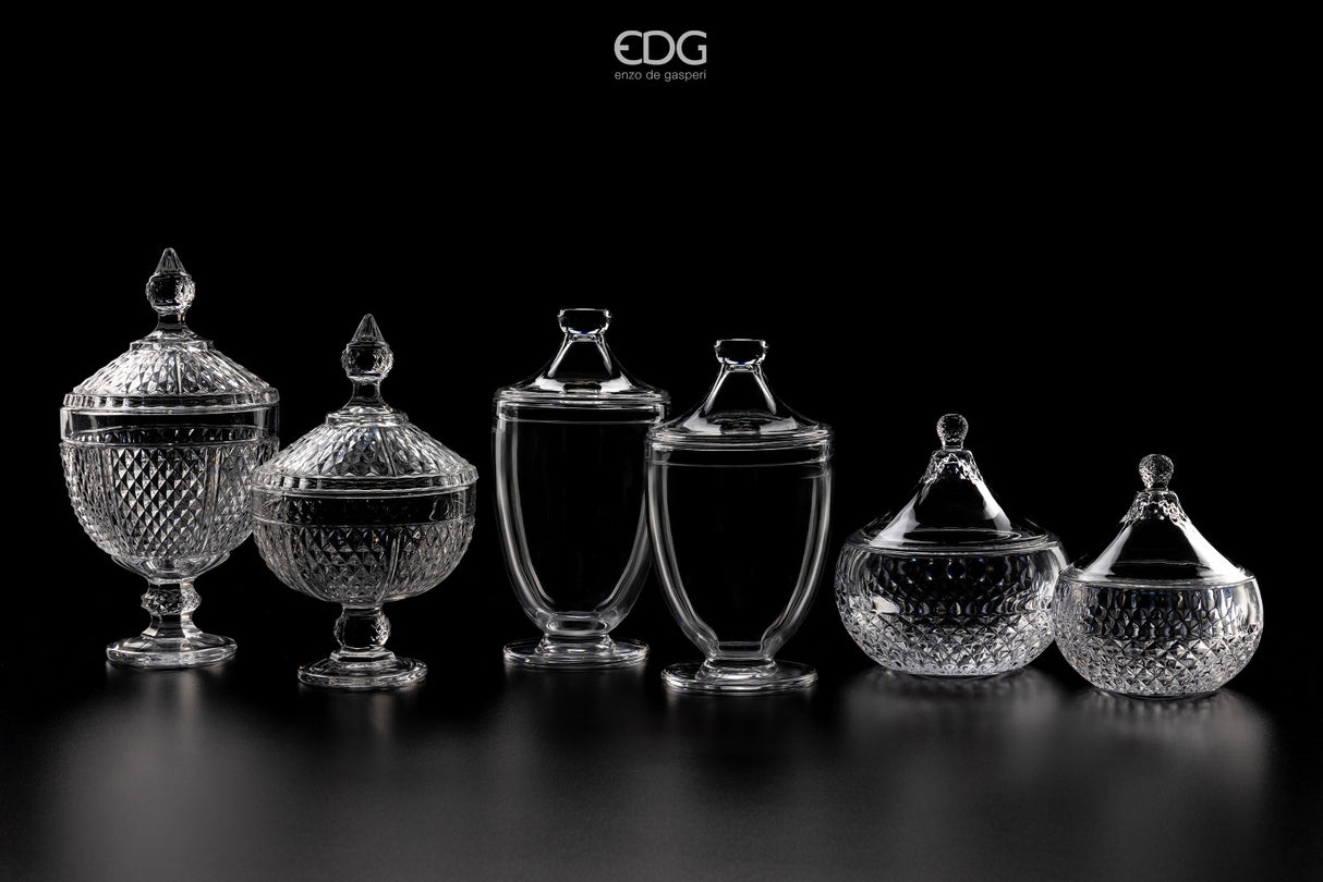 EDG Enzo De Gasperi Behälter Kelch H29 D15 Natur Transparent