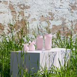EDG Enzo De Gasperi Vase Beutel H 12 Cm D 10 Cm Glas Rosa