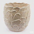 edg enzo de gasperi edg enzo de gasperi vaso chakra stucco h 40 cm d 43 cm waterproof ivory ean 8059824360250