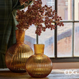 EDG Enzo De Gasperi Vaso Ampolla H 48 Cm D 34 Cm Ambra