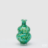 edg enzo de gasperi edg enzo de gasperi vaso macula bottiglia h 27 cm d 18 cm vetro green ean 8059824456564