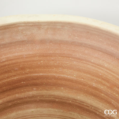 edg enzo de gasperi set 3 pz vaso terracotta rotondo h 60 cm h 47 cm h 40 cm rust waterproof ean 8059824493309
