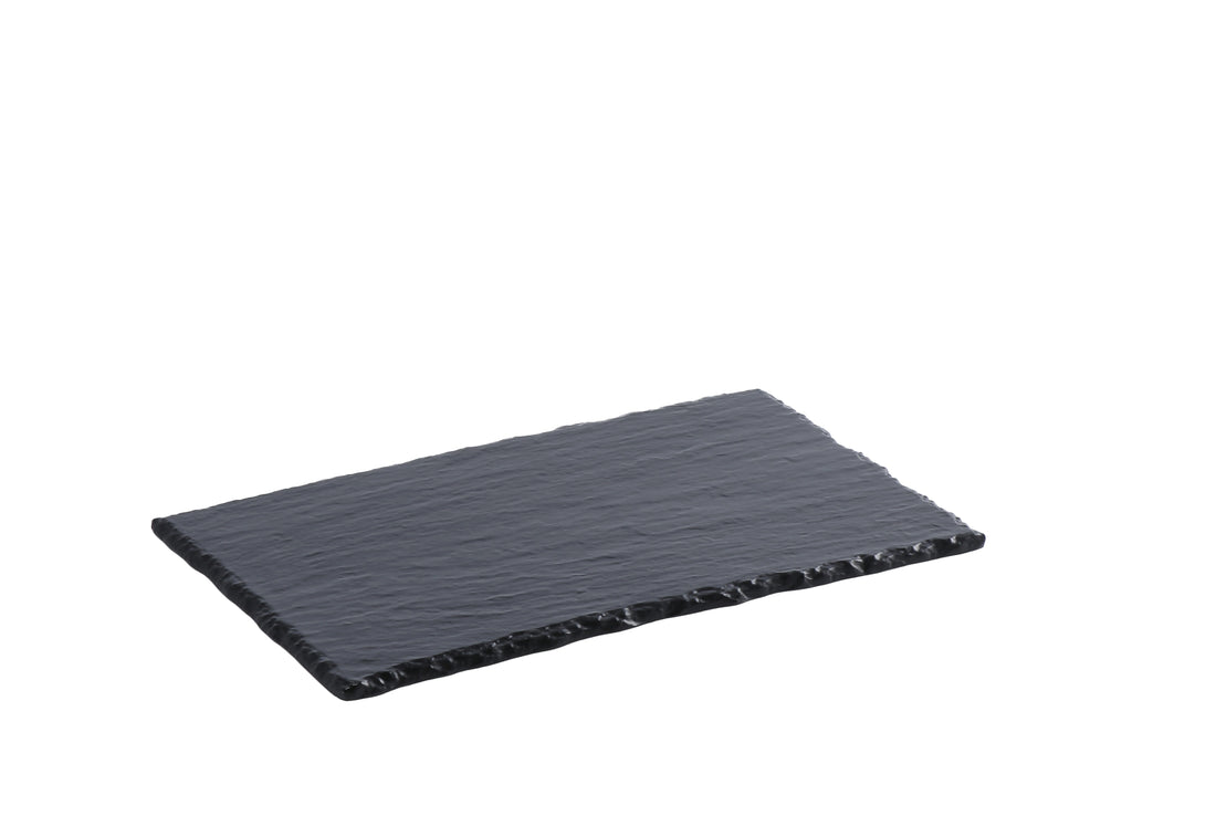 Ad Trend Rechteckiges Tablett Melamin Asher 26,5 x 16,5 cm Schwarz