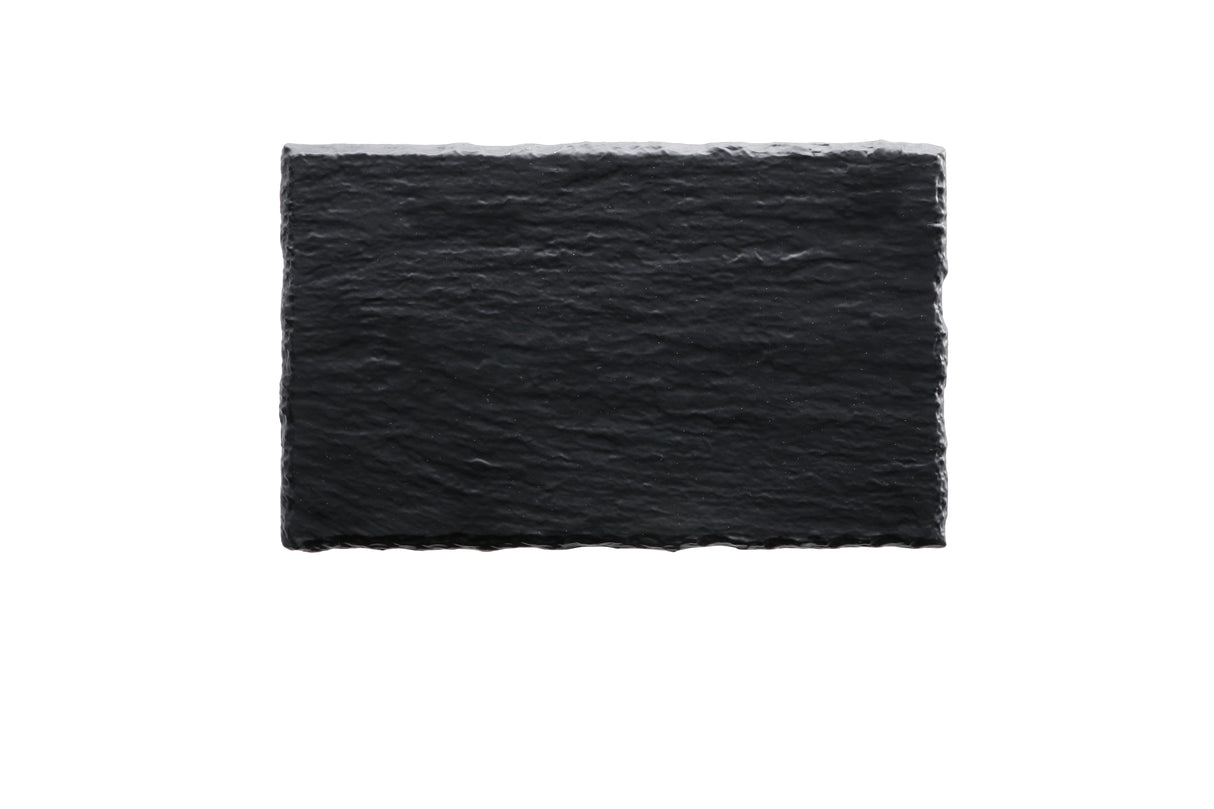 Ad Trend Rechteckiges Tablett Melamin Asher 26,5 x 16,5 cm Schwarz