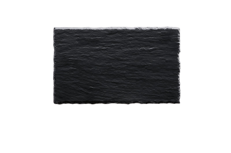 Ad Trend Rechteckiges Tablett Melamin Asher 26,5 x 16,5 cm Schwarz