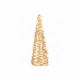 Ad Trend Albero di Natale Oro 20 LED H 40 Cm Luce calda