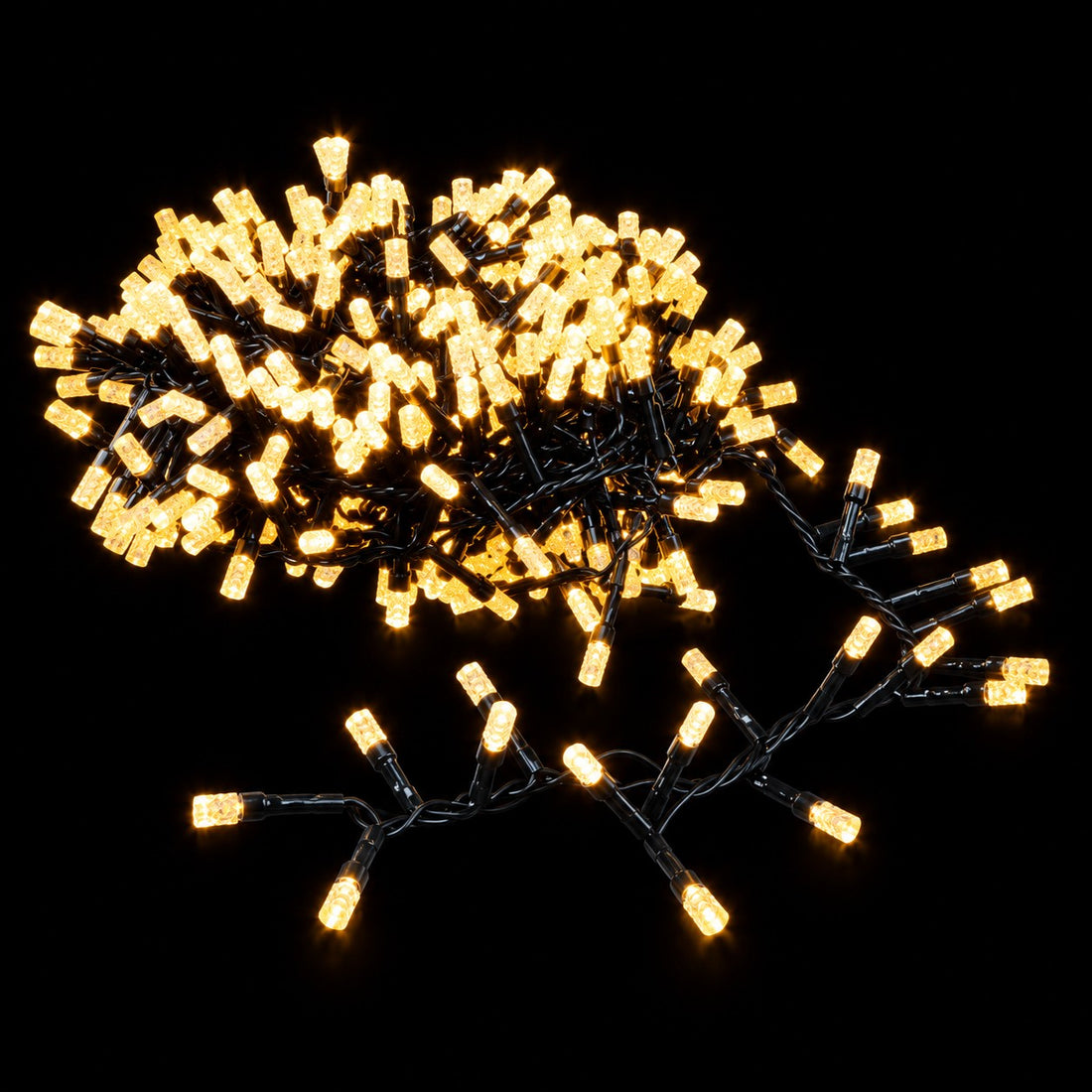 Ad Trend Lichtkette 1000 LED Warmweiß Außen mit Timer und Fernbedienung 19,98 m – Weihnachtsbeleuchtung