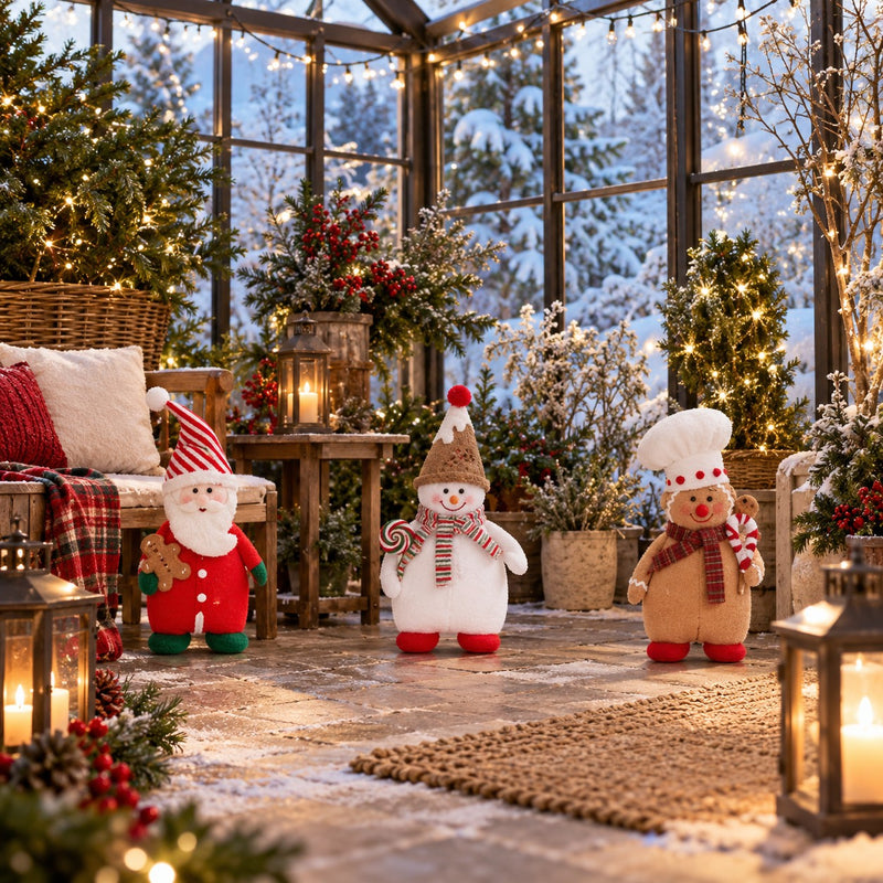 Ad Trend Weihnachtsdekoration aus Stoff sortiert 24x14xH48 cm 1 Stk. – Weihnachtsschmuck