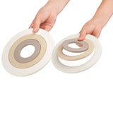 guzzini guzzini set 3 sottopentole 3in1 ring bianco beige cappuccino ean 8008392353843