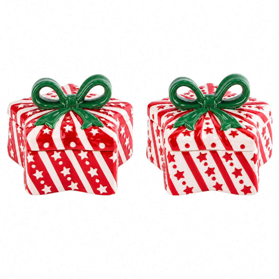 Ad Trend Weihnachtsschachtel in Sternpaketform sortiert 19x19xH15 cm 1 Stk. – Weihnachtsgeschenkverpackung