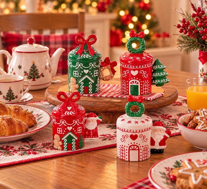 Ad Trend Weihnachtstasse aus Keramik mit Deckel sortiert 350 ml 1 Stk. – Weihnachtstischartikel