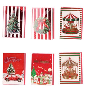 Ad Trend Weihnachtskarte mit Umschlag sortiert 12x17 cm 1 Stk. – Weihnachtskarte