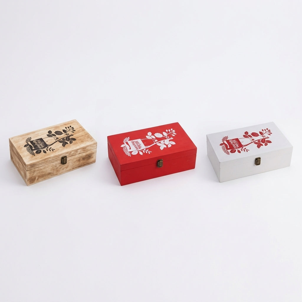 Ad Trend Weihnachts-Flaschenständer aus Holz für 2 Flaschen sortiert 36x20xH10 cm 1 Stk. – Weihnachtsgeschenkverpackung